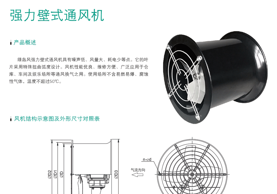 強力壁式通風(fēng)機